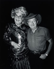 Slim Dusty and Dame Edna Everage, Carlton Hill Station, WA, 10 July 1993