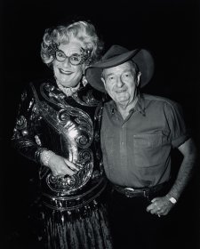Slim Dusty and Dame Edna Everage, Carlton Hill Station, WA, 10 July 1993
