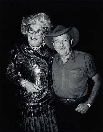 Slim Dusty and Dame Edna Everage, Carlton Hill Station, WA, 10 July 1993