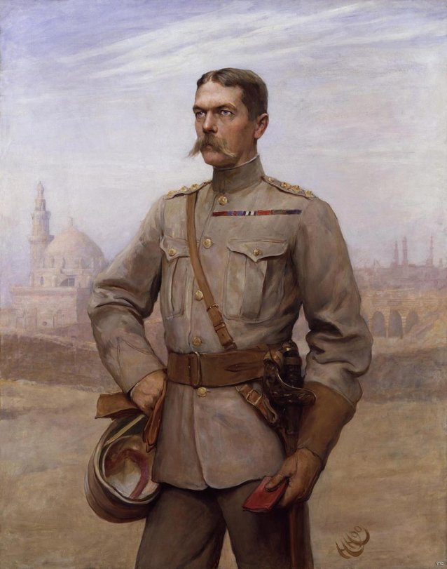 Herbert Kitchener, 1st Earl Kitchener, 1890 by Sir Hubert von Herkomer and Frederick Goodall