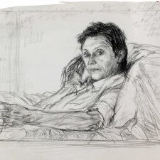 Study for portrait of Helen Garner