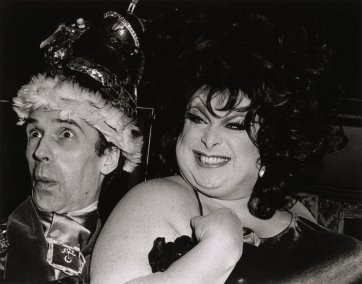 Andrew Logan and Divine at the Alternative Miss World premiere screening, London, 1980 Robert Rosen