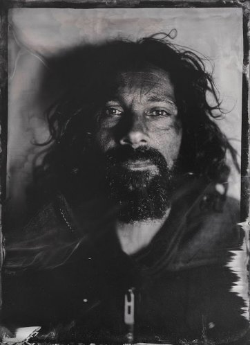Mr Zee (Wet plate collodion image), 2017 by Scott Anthony Andrews