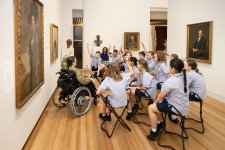 Students in the Gallery