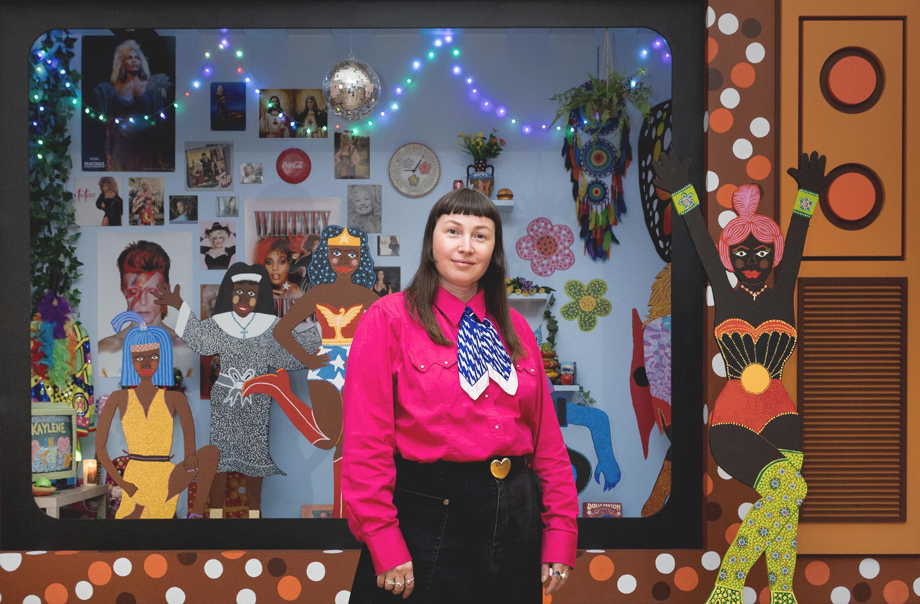 April Phillips with Kaylene TV, 2023