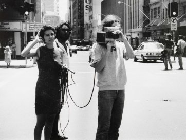 Tracey Moffatt filming early land rights march