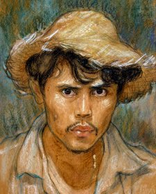 Self portrait, 1957 by Sunarto P. R.