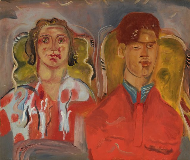 Double Portrait No. 2 (Katharine and Anthony West), 1937
