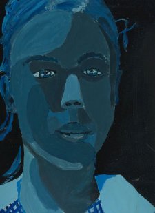 Monochromatic Self-Portrait, 2000 by Genevieve Preston