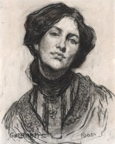 Portrait of Thea Proctor, 1905 by George Lambert