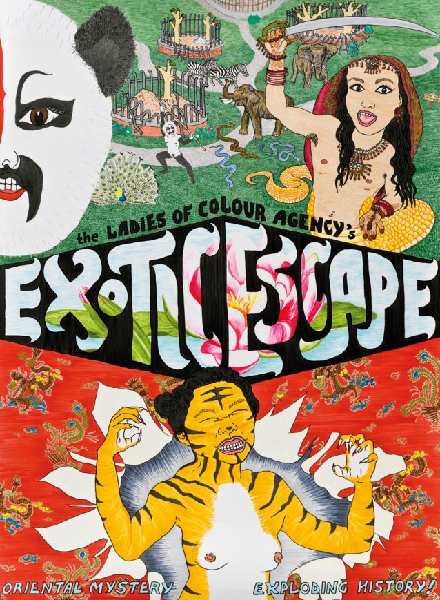 The Ladies of Colour Agency ‘Exotic Escape’, 2011 by TextaQueen