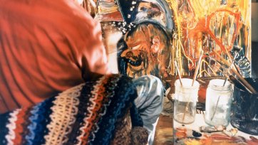 John Perceval painting 'Veronica and the Conspirators'