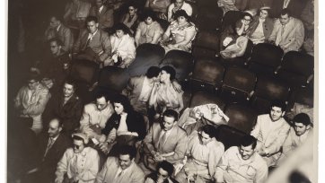 Audience in the Palace Theater c1943