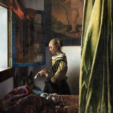Girl Reading a Letter at an Open Window, 1657–58 Johannes Vermeer