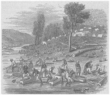 The first diggings in Ballarat