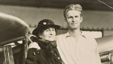 Jimmy Melrose and his mother Hilda Westley