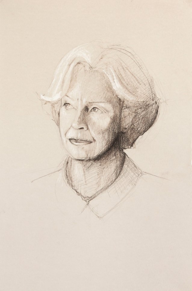 Study for Portrait of Quentin Bryce by Michael Zavros