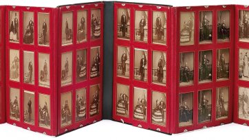Portfolio of 54 portraits compiled by Queen Victoria, 1859–1861 by John Jabez Edwin Mayall, Camille Silvy, Frances Day and William Bambridge