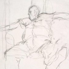 Study for portrait of Les Murray