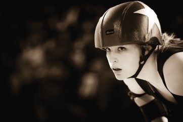 Freudian Slit, Canberra Roller Derby League at AIS Arena, Canberra 2012 by Kim Lee