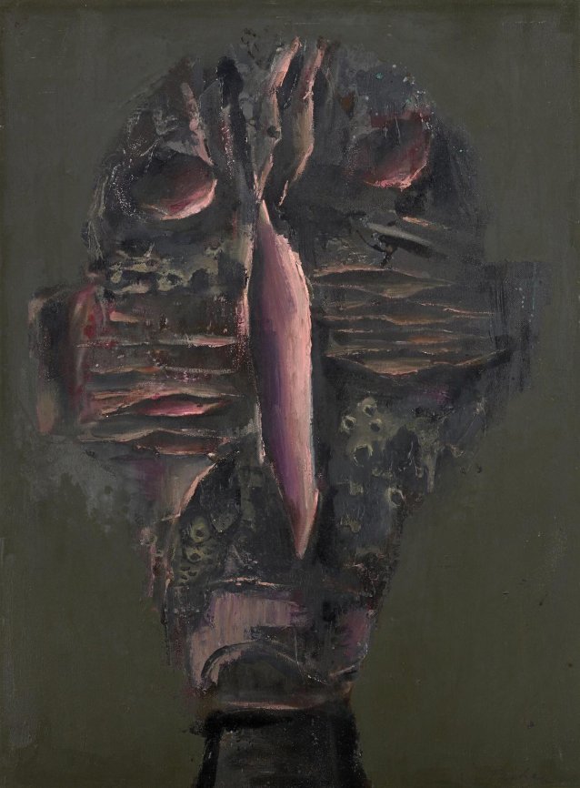 Cratered head, (1958) Albert Tucker