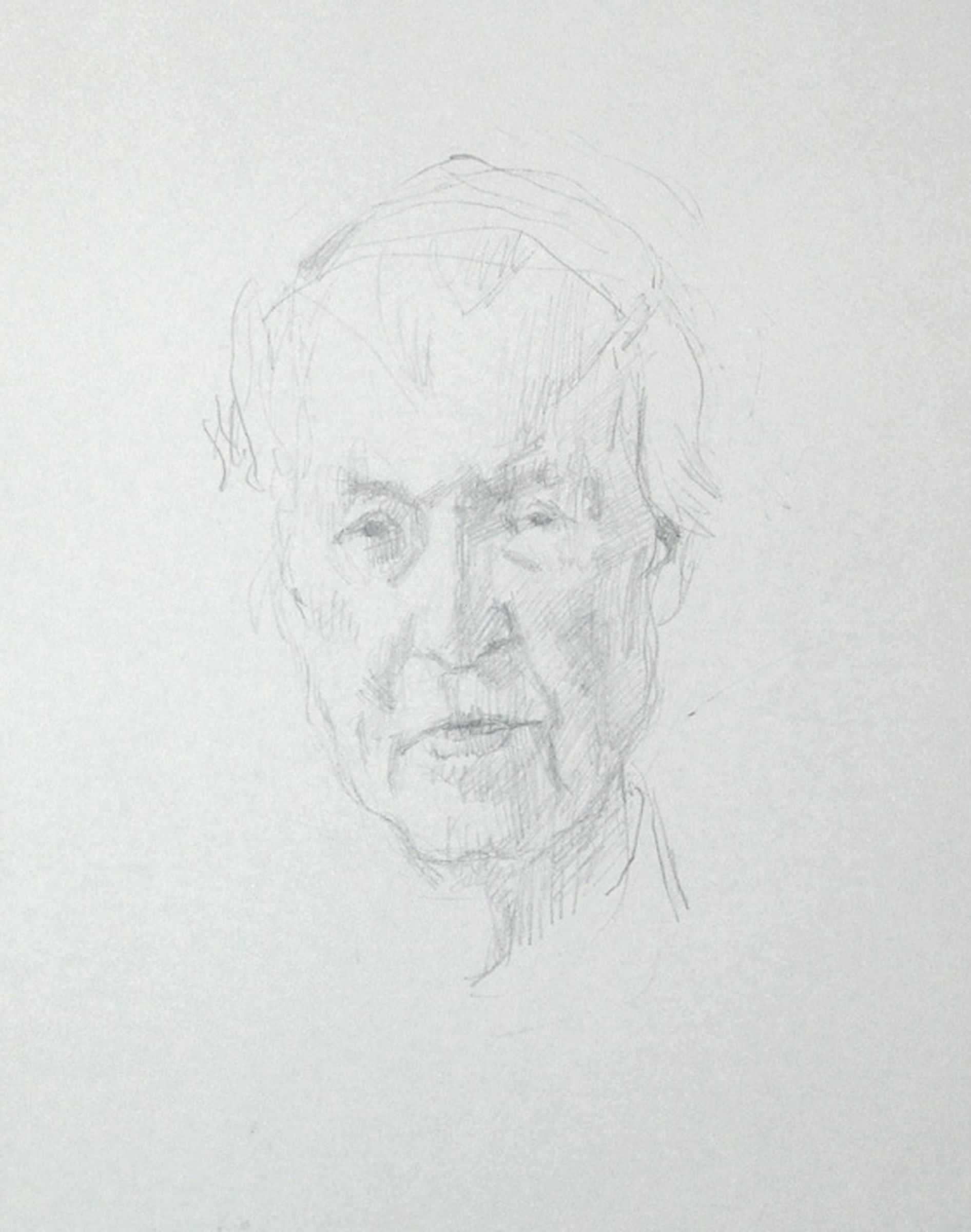 Study for portrait of Frank Fenner AC CMG MBE, National Portrait Gallery