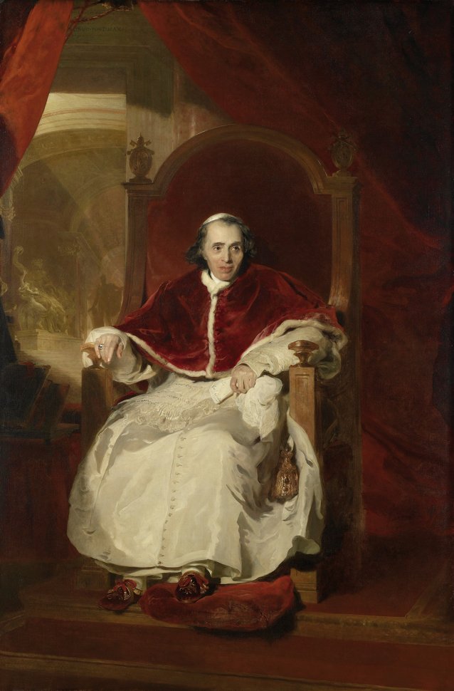 Pope Pius VII, 1819 by Sir Thomas Lawrence