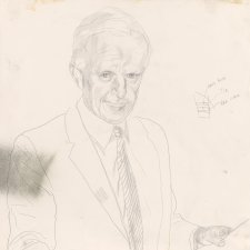 Study for portrait of Senator John Button