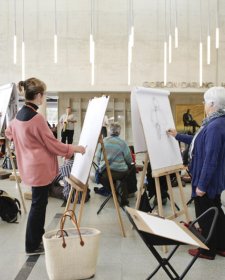 Drawing in the Gordon Darling Hall
