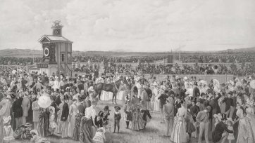 The Derby Day at Flemington