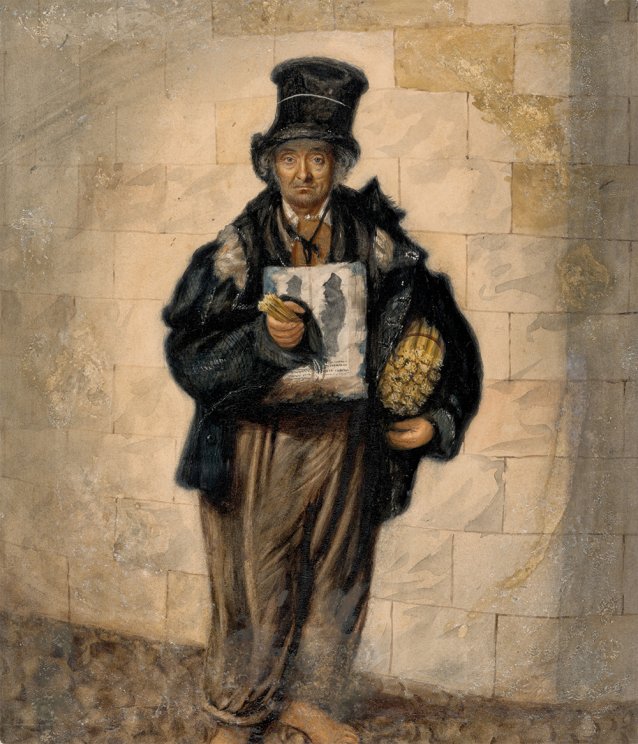 Billy the match man, Liverpool, 1844