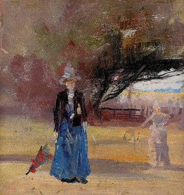 Miss Raynor, c.1889 by Charles Conder (1868–1909)