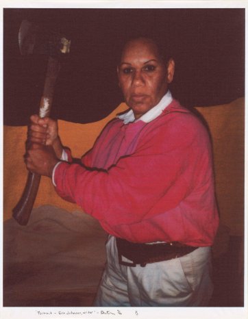 Eva Johnson, writer, 1994 Destiny Deacon