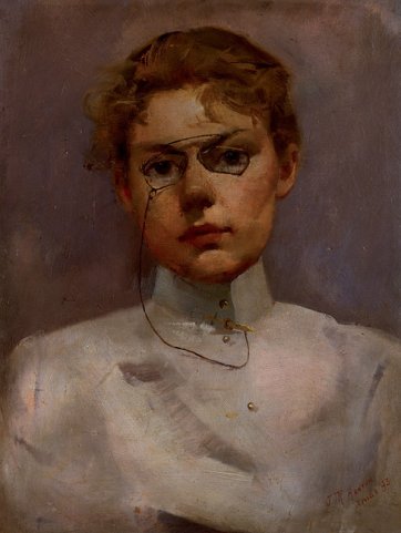 Study of Alice Muskett, 1893 by Julian Ashton (1851–1942)