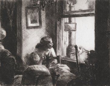 East Side Interior, 1922 by Edward Hopper