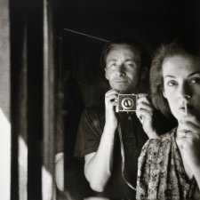 In the mirror: self portrait with Joy Hester