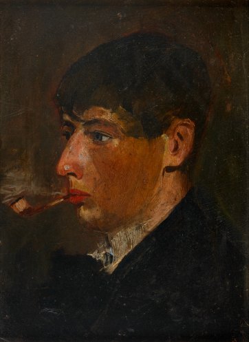 Portrait of Norman Lindsay as a student