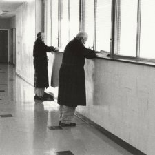 Two older men reading at window, 1979 Carol Jerrems