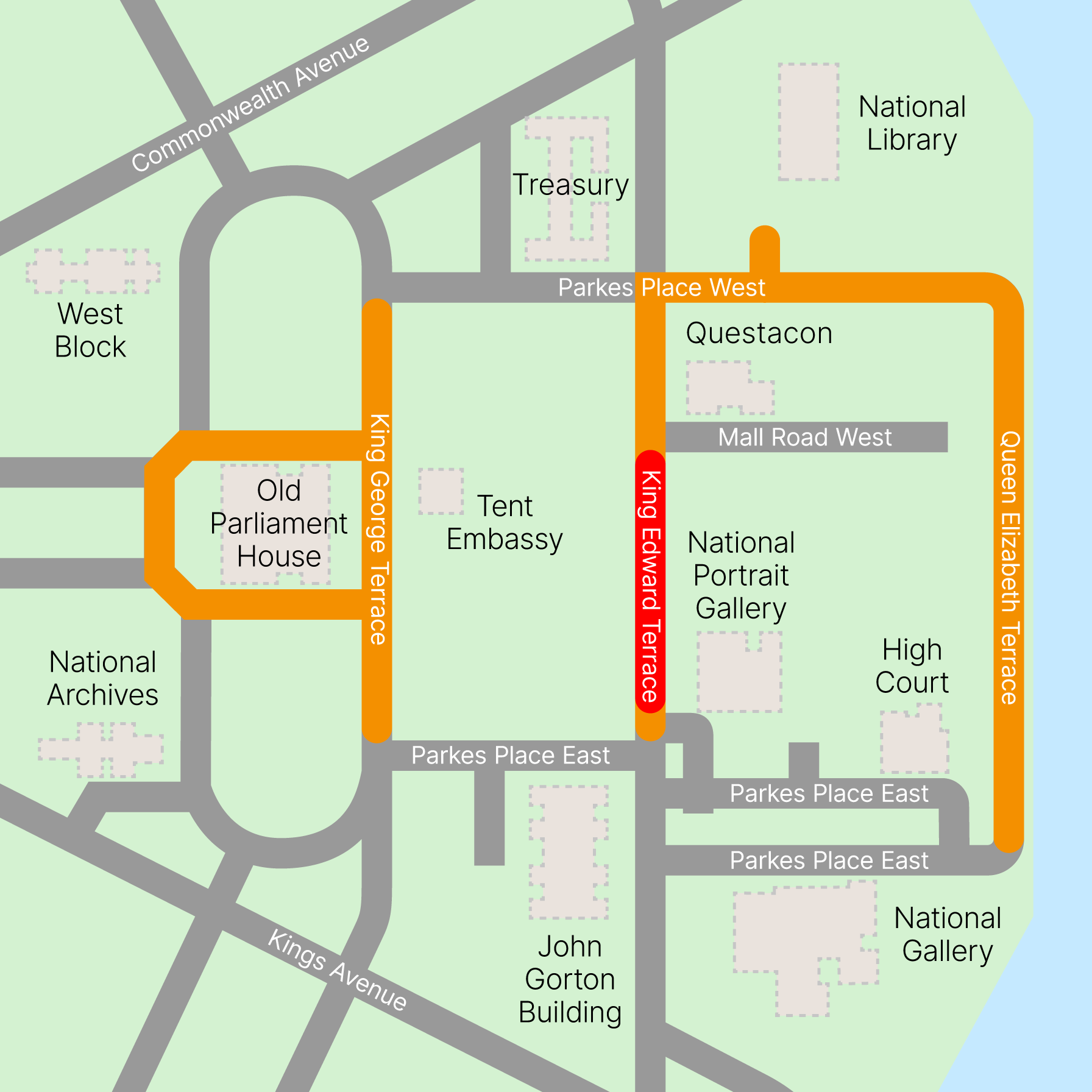 Temporary road closures, Enlighten 2025