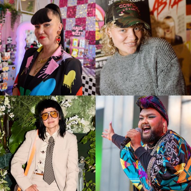Haus of Dizzy (photo: Shannyn Higgins), Kath Ebbs (photo: Chiara Mascaro), Charlie Villas (photo: Chloe Paul), 2Joocee (photo: Tobias Titz) 