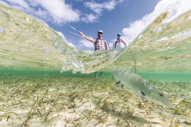 Christiaan Pretorious, Travis Sands, bonefish – Abaco Island, Bahamas, 2017 Matt Jones
