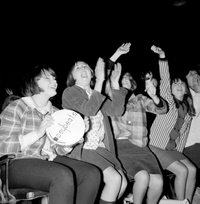 Fans at an Easybeats concert, Sydney Stadium, 1965