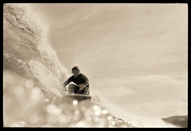 Ted at Bells Beach, 1971