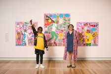 Cathy Freeman meeting Kaylene Whiskey