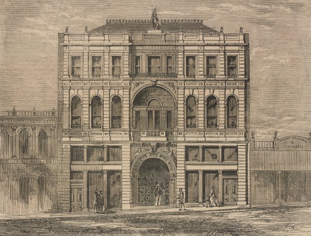 Mechanics Institute, Ballarat, 1868 by W H Harrison