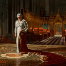The Coronation Theatre, Westminster Abbey: A Portrait of Her Majesty Queen Elizabeth II, 2012 by Ralph Heimans