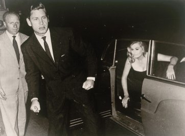 Anita Ekberg and Husband Anthony Steel Vecchia Roma 1958