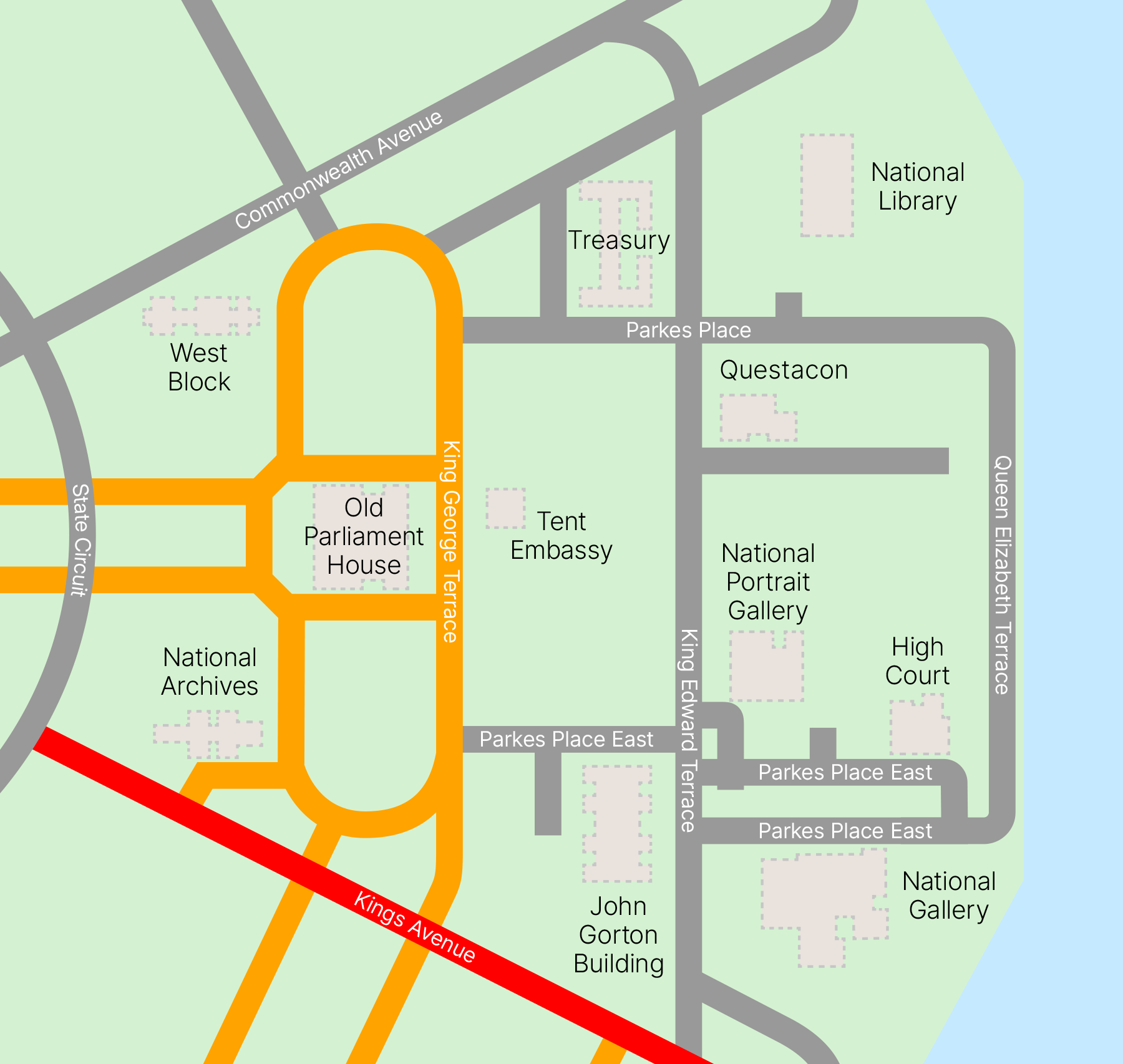 Temporary road closures, November 2024