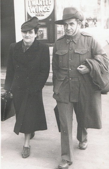 Vilmos and Clara Geroe in Melbourne, 1940s