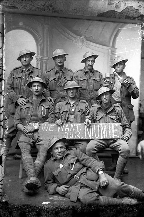 Soldiers from the Australian 2nd Division in Vignacourt, France 1918 by Louis Thuillier